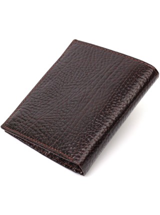Маленький гаманець зі зручним функціоналом із натуральної шкіри Tony Bellucci 22068 Коричневий