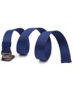 Надійний чоловічий ремінь із металевою пряжкою з текстилю 20596 Vintage Синій