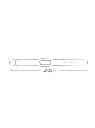 Ремінець MiJobs Double Color для Xiaomi Mi Band 5/6 Black Grey