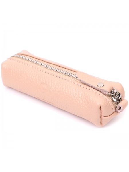 Гарна жіноча шкіряна ключниця GRANDE PELLE 11638 Рожевий