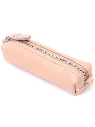 Гарна жіноча шкіряна ключниця GRANDE PELLE 11638 Рожевий