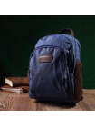 Надійний рюкзак із поліестеру з великою кількістю кишень Vintage 22146 Синій