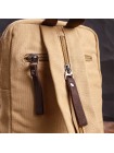 Зручний рюкзак для чоловіків зі щільного текстилю Vintage 22185 Пісочний