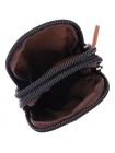 Сумка-чохол на пояс із металевим карабіном із текстилю Vintage 22223 Чорний