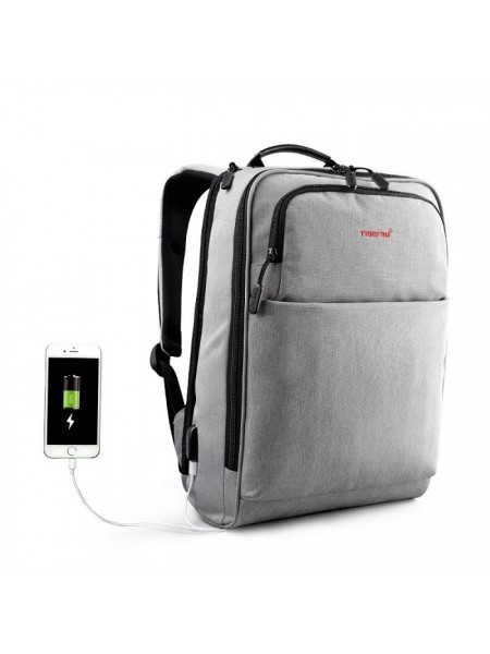 Міський рюкзак TIGERNU T-B3305A з відділом для ноутбуку (Сірий)