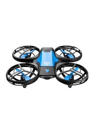 Міні квадрокоптер 4DRC Mini RC Drone V8 з камерою та можливістю робити фліпи (Синій)
