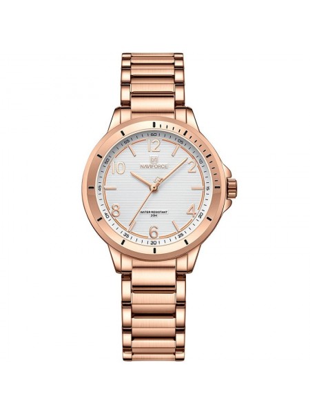 Жіночий наручний годинник Naviforce 5021 (Рожево-золотий)