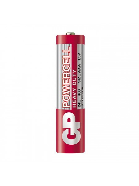 Батарейка сольова AAA GP Powercell R03, 1 шт (Червоний)