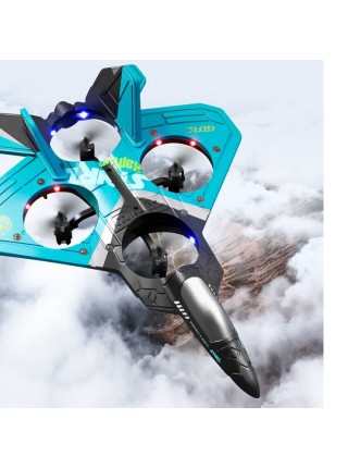 Літак-дрон 4DRC V17 на радіокеруванні, 15 хвилин польоту (Синій)