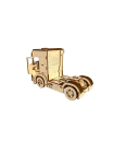Механічний дерев'яний 3D пазл PUZLY конструктор "Вантажівка" 148 ел.