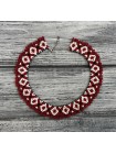 Кольє-силянка із бісеру HatynkaUA Necklace намисто ручної роботи в етнічному стилі до вишиванки (SUN999_50)