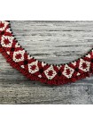 Кольє-силянка із бісеру HatynkaUA Necklace намисто ручної роботи в етнічному стилі до вишиванки (SUN999_50)