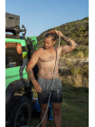 Акумуляторний переносний душ SUNROZ Portable Shower Upgrade для дачі та кемпінгу 2200mAh Помаранчевий (SUN4017_2)