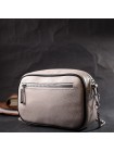 Вечірня жіноча сумка на ланцюжку з натуральної шкіри Vintage 22380 Біла