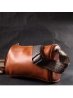 Невелика жіноча сумка з натуральної шкіри Vintage 22398 Руда