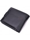 Класичне портмоне для чоловіків із блоком для карт із натуральної шкіри ST Leather 19473 Чорне