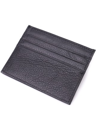 Стильний кард-кейс із натуральної шкіри ST Leather 22447 Чорний