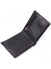 Стильний чоловічий гаманець із натуральної шкіри ST Leather 22457 Чорний