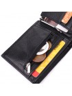 Чоловічий гаманець-затискач із натуральної шкіри ST Leather 22460 Чорний