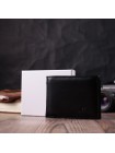 Чоловічий гаманець-затискач із натуральної шкіри ST Leather 22460 Чорний
