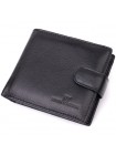 Прекрасний горизонтальний гаманець для чоловіків із натуральної шкіри ST Leather 22465 Чорний