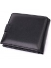 Прекрасний горизонтальний гаманець для чоловіків із натуральної шкіри ST Leather 22465 Чорний