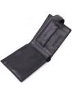 Чоловічий гаманець зручного розміру з натуральної шкіри ST Leather 22471 Чорний