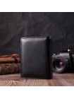 Гаманець вертикального формату з натуральної шкіри ST Leather 22474 Чорний