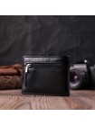 Чудовий затискач із натуральної шкіри ST Leather 22475 Чорний