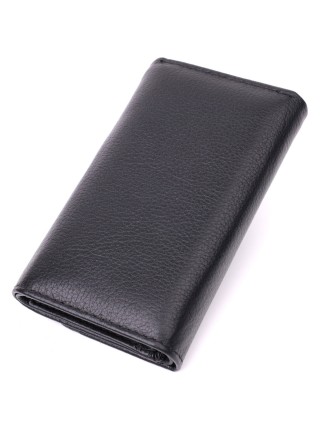 Містка ключниця з натуральної шкіри ST Leather 22477 Чорний