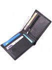 Зручне чоловіче портмоне з натуральної шкіри ST Leather 22482 Чорний