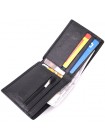 Зручне чоловіче портмоне з натуральної шкіри ST Leather 22482 Чорний