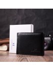 Зручне чоловіче портмоне з натуральної шкіри ST Leather 22482 Чорний