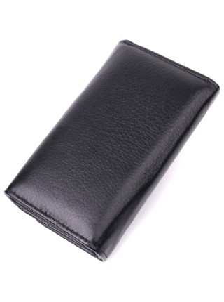 Практична ключниця з натуральної шкіри ST Leather 22483 Чорний