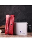 Оригінальна ключниця з натуральної шкіри ST Leather 22509 Червоний