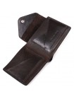 Чоловічий гаманець із глянсової натуральної шкіри GRANDE PELLE 16807 Коричневий