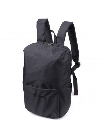 Міський стильний рюкзак із якісного поліестеру FABRA 22584 Чорний