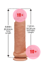 Фалоімітатор Doc Johnson The D - Perfect D - 8 Inch With Balls (SO1577)