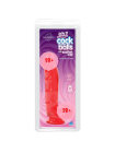 Фалоімітатор Doc Johnson Jelly Jewels - Cock and Balls with Suction Cup Red (SO2007)