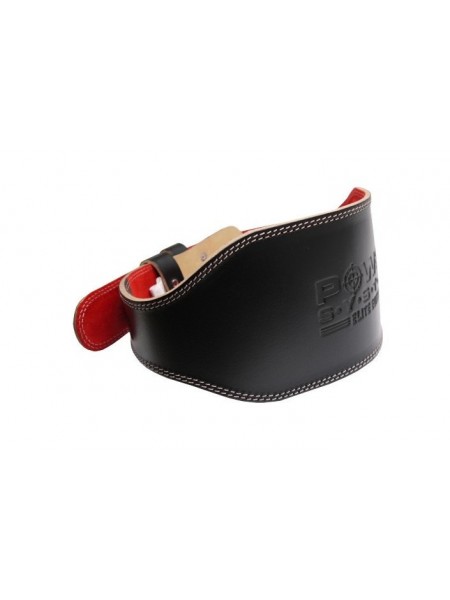Пояс для важкої атлетики Power System Elite PS-3030 Black/Red