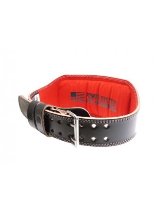 Пояс для важкої атлетики Power System Elite PS-3030 Black/Red