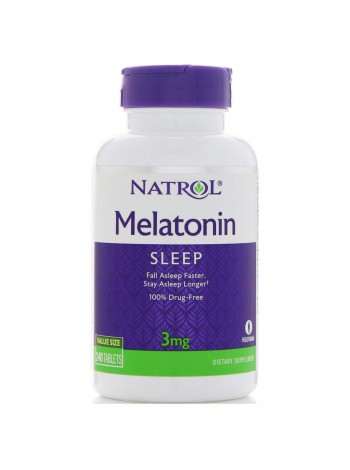Мелатонін, Natrol, Melatonin, 3 мг, 240 таблеток (1310)