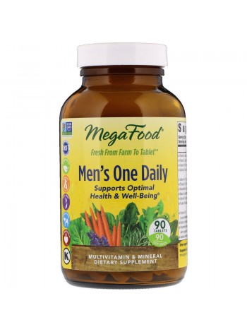 Вітаміни для чоловіків MegaFood Mens One Daily без заліза 90 таблеток (2291)