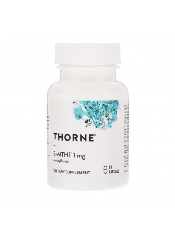 Метафолін 5-MTHF Thorne Research 1 мг 60 капсул (4612)