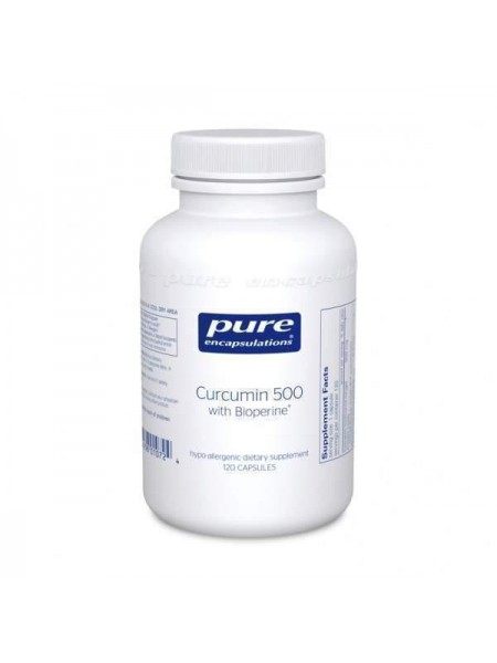 Куркумін з біоперином Pure Encapsulations 500 мг 60 капсул (20607)