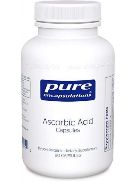 Капсули з аскорбіновою кислотою Pure Encapsulations 90 капсул (20441)