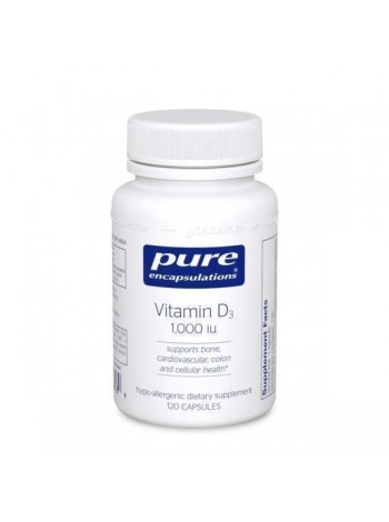 Вітамін D3 Pure Encapsulations 1.000 МО 60 капсул (21484)