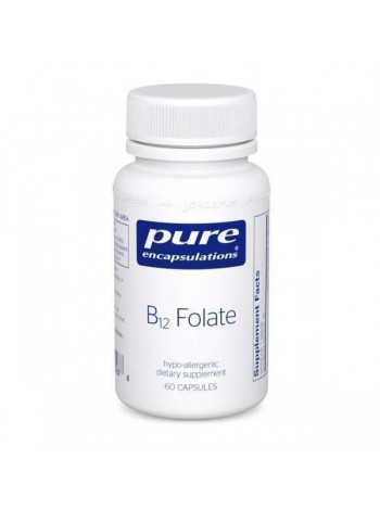 Вітамін B12 та фолат Pure Encapsulations 60 капсул (21954)