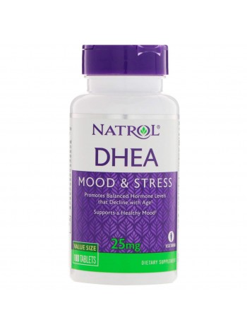 Дегідроепіандростерон DHEA Natrol 25 мг 180 таблеток (28082)