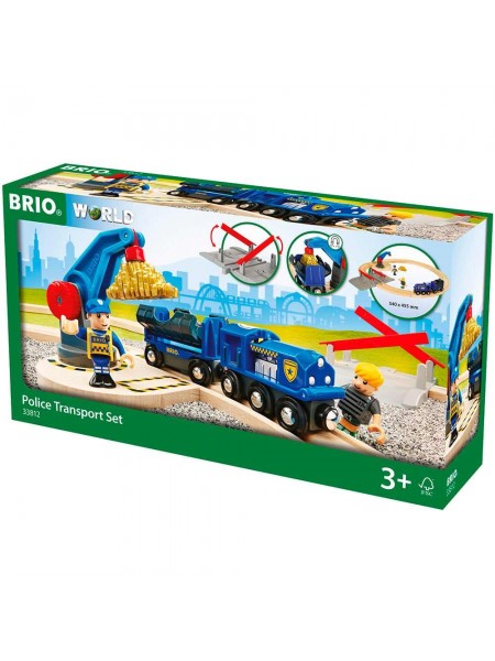 Дитяча залізниця Поліцейський транспорт BRIO (33812)